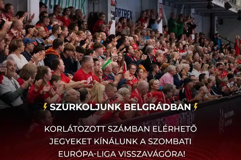 LIMITÁLT SZÁMÚ JEGYA BELGRÁDI VISSZAVÁGÓRA