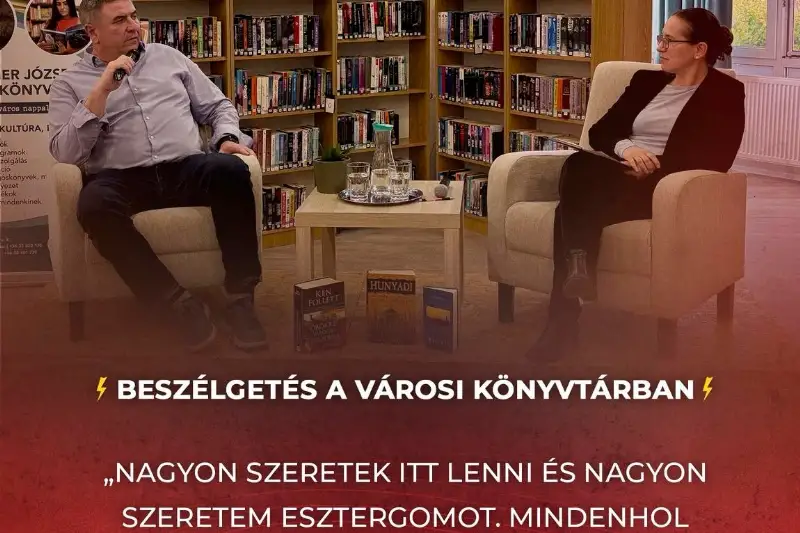   BESZÉLGETÉS A VÁROSI KÖNYVTÁRBAN 