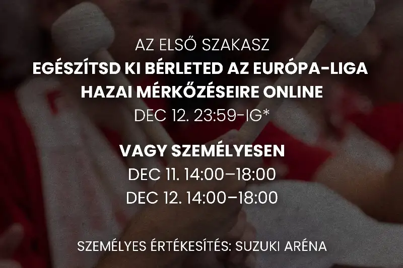  ELINDULT A MINI-BÉRLET ÉRTÉKESÍTÉS 1. SZAKASZ