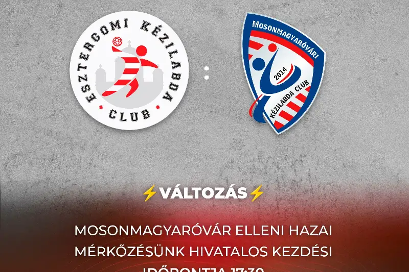 KÉSŐBB KEZDŐDIK A MOSONMAGYARÓVÁR ELLENI HAZAI MECCSÜNK