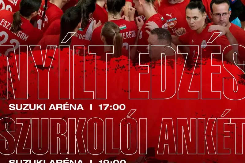  MA DÉLUTÁN: NYÍLT EDZÉS ÉS    SZURKOLÓI ANKÉT! 